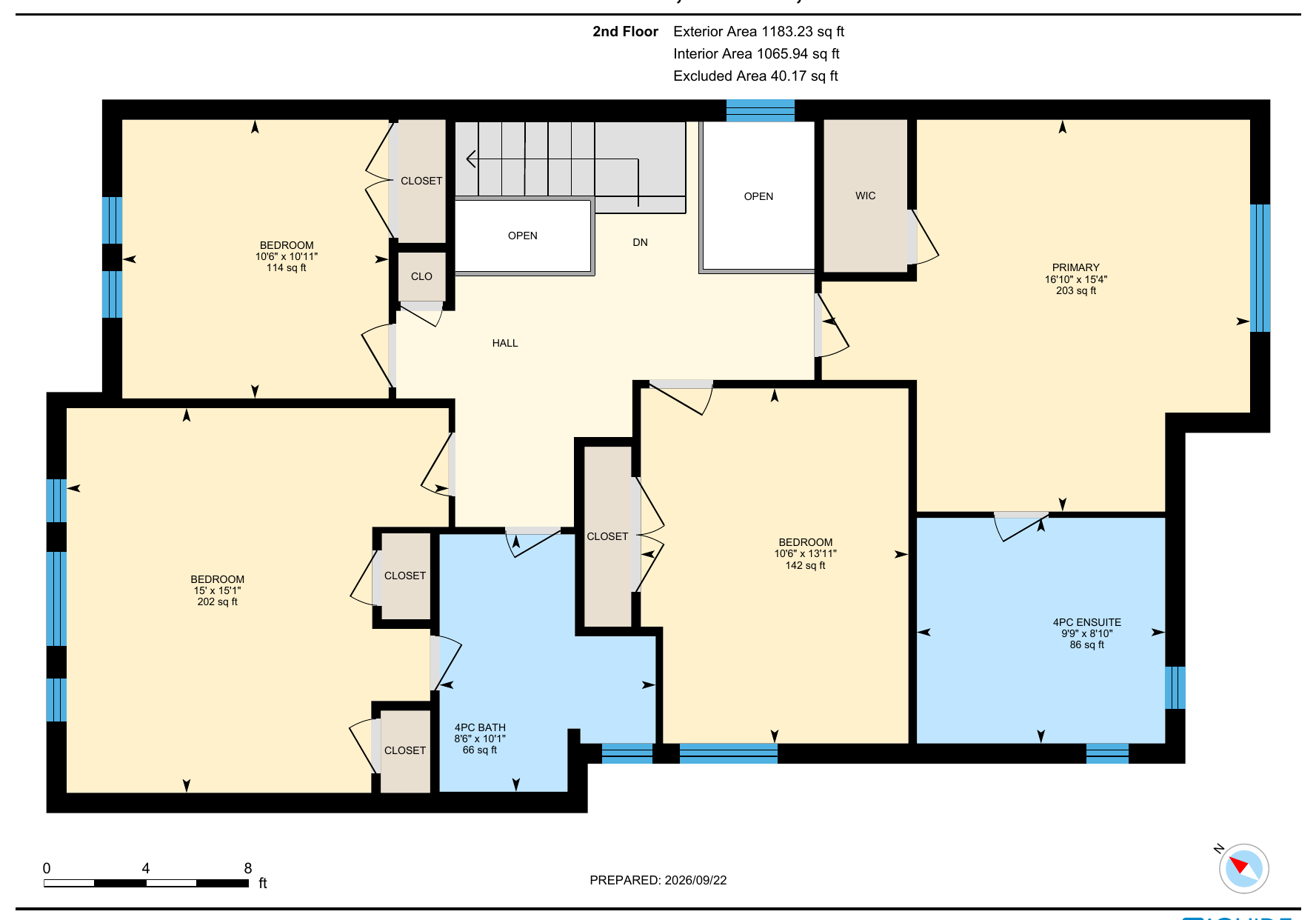 Second floor plan