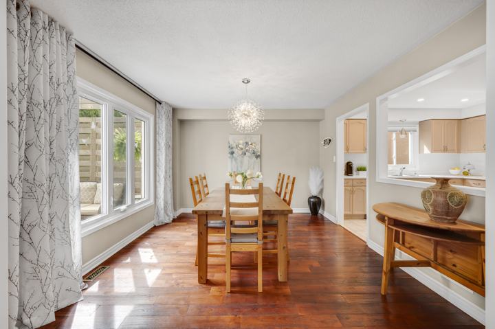 Separate dining room