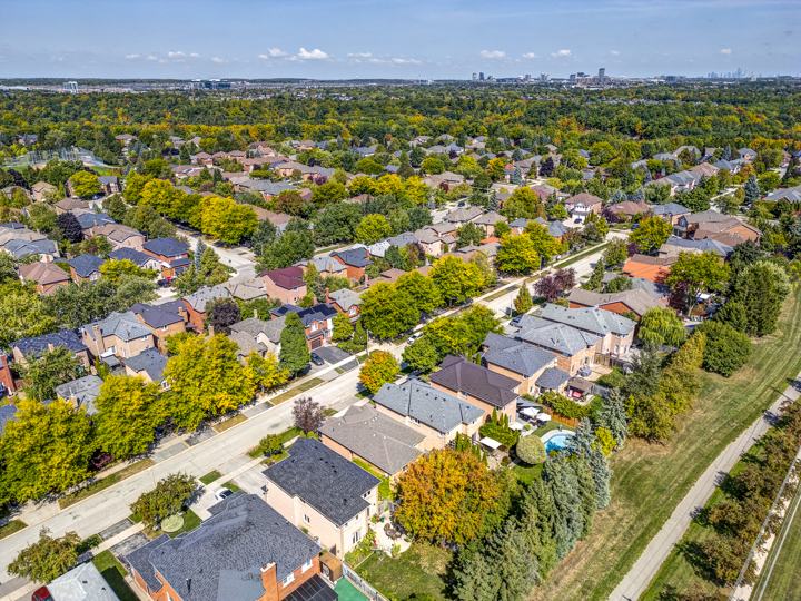 West Oak Trails from above